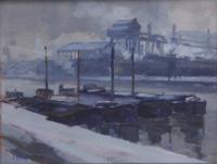 Neige à Ougrée.