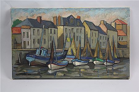Bateaux au soir