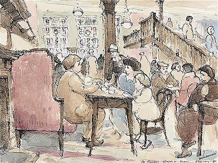 In Bewley's Grafton Street, Dublin by Jonathan Addis - Auction record, sale price, and art valuation. Compare with similar artists and explore comparable artworks.
