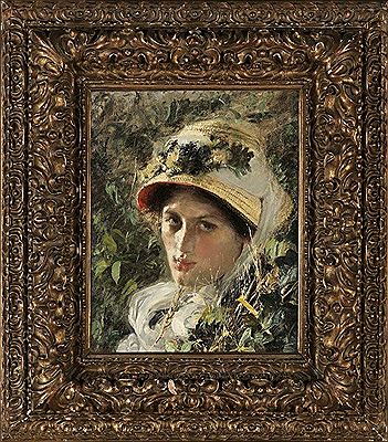 Sample artwork by Antonio Mancini (1852 - 1930), known for impoverished children, circus performers and musician figure painting, chiaroscuro - View similar artists and auction records