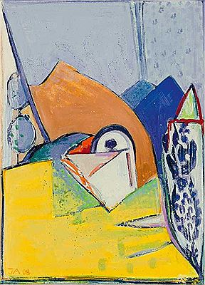 Sample artwork by Jutta Amsel (Born 1937), known for painting - View similar artists and auction records