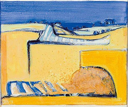 Abstrahierte Landschaft by Jutta Amsel - Auction record, sale price, and art valuation. Compare with similar artists and explore comparable artworks.
