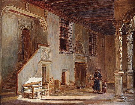 PERSONAJES EN UNA GALERIA DE CONVENTO by Pablo Gonzalvo Y Perez - Auction record, sale price, and art valuation. Compare with similar artists and explore comparable artworks.