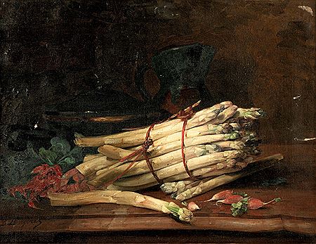Nature morte aux asperges