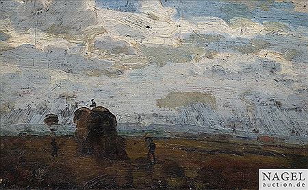 At the hay harvest. by Hans Molfenter - Auction record, sale price, and art valuation. Compare with similar artists and explore comparable artworks.