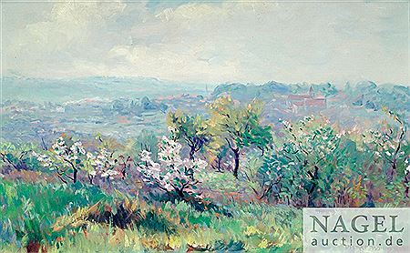 Sample artwork by Pierre Bonnerot (1891 - 1981), known for landscapes and still lifes - View similar artists and auction records