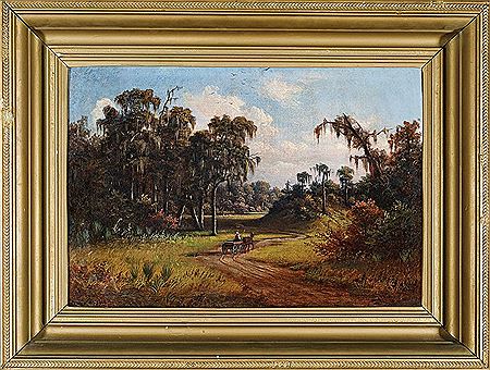 "Horse and Cart, Southern Louisiana"