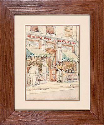 "Minerva Book and Antique Shop"