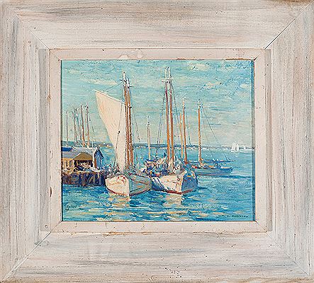 "Sailboats, Biloxi, Mississippi", 1937