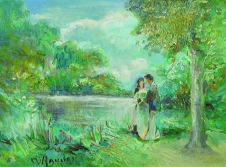 Pair: "Au Bord Du Lac" and "Au Bord Du Lac, Les Armants"