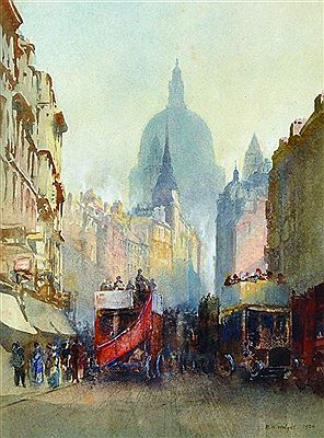 ''St Paul's from Fleet Street'
