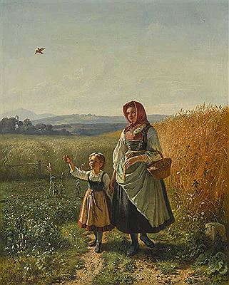 Ein Sommerspaziergang by Hermann Bethke - Auction record, sale price, and art valuation. Compare with similar artists and explore comparable artworks.