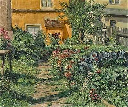"Garten in Blüte" by Julius Schrag - Auction record, sale price, and art valuation. Compare with similar artists and explore comparable artworks.