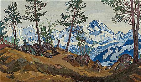 A view of the Dreitorspitze by Carl Reiser - Auction record, sale price, and art valuation. Compare with similar artists and explore comparable artworks.