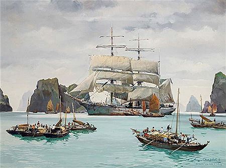 Le Jacques en en baie d'Along