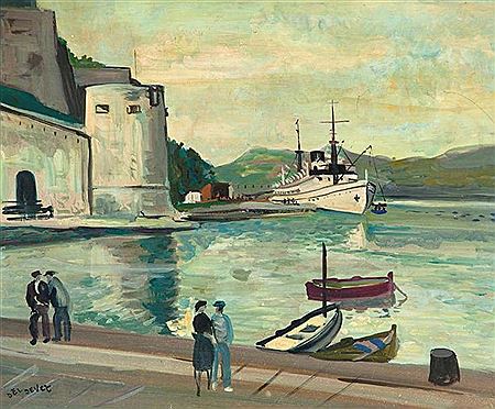 Navires au port by Jean Deldevez - Auction record, sale price, and art valuation. Compare with similar artists and explore comparable artworks.