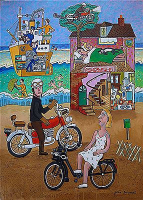 La fille au solex