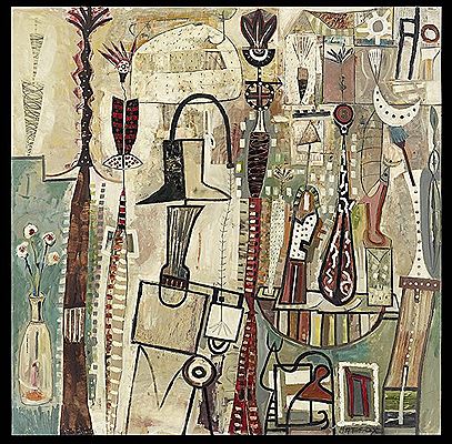 Sample artwork by Bernard Mattox (Born 1954), known for painting, sculpture, teaching - View similar artists and auction records