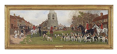 "The Meet at Beoley, Warwickshire"", "Off to the Meet", and "Breaking Cover" (3) by Sylvester Martin - Auction record, sale price, and art valuation. Compare with similar artists and explore comparable artworks.