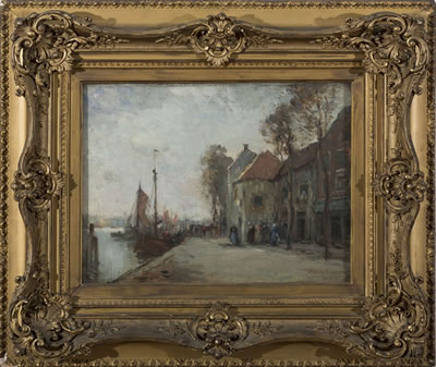 Dutch Canal Scene