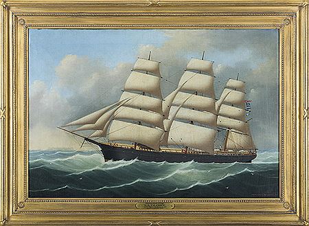 THE CANADIAN SHIP "LA GLOIRE" OF NOVA SCOTIA.