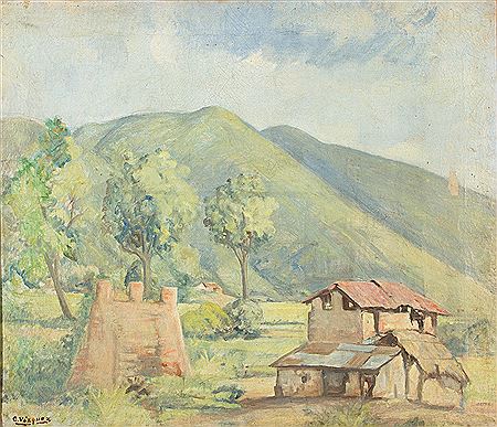 Sample artwork by Castor Vasquez (20th century), known for painting - View similar artists and auction records
