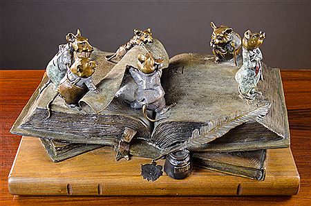 "Rhodent Scholars" by Walter Horton - Auction record, sale price, and art valuation. Compare with similar artists and explore comparable artworks.