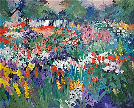 Sample artwork by Satsuko Hamilton (- 2008), known for watercolor paintings - View similar artists and auction records