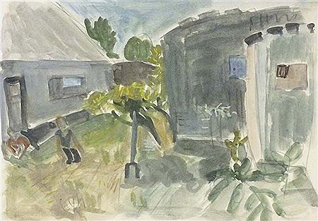 Am Hausgarten by Sybille Leifer - Auction record, sale price, and art valuation. Compare with similar artists and explore comparable artworks.
