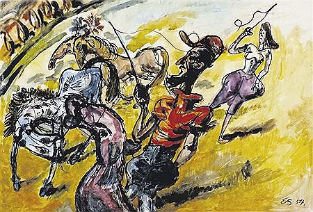 Sample artwork by Egmont Schaefer (1908 - 2004), known for painting and drafting - View similar artists and auction records