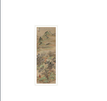 LANDSCAPE Hanging scroll