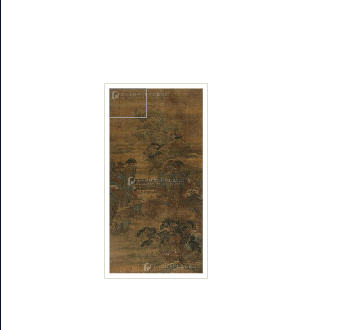 LANDSCAPE Hanging scroll