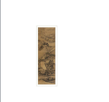 LANDSCAPE Hanging scroll