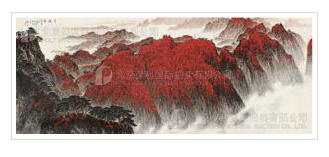 Sample artwork by Zixi Wei (1915 - 2002), known for expressive landscape painting associated with the jinling school - View similar artists and auction records