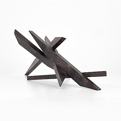 Abstract Bronze Sculpture