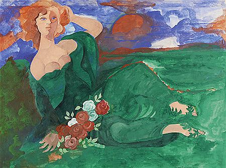 Sample artwork by Jose de Lemos (1910 - 1995), known for painting - View similar artists and auction records