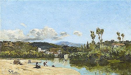 Lugar da Portela (Margens do Mondego) (?) by Silva Porto - Auction record, sale price, and art valuation. Compare with similar artists and explore comparable artworks.