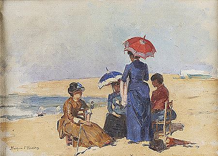 Figuras na praia