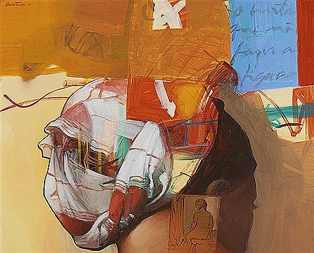 Sample artwork by Oliveira Tavares (Born 1961), known for painting - View similar artists and auction records