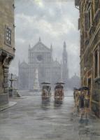 Winter in Florence (Santa Croce away from dell'Anguillara)