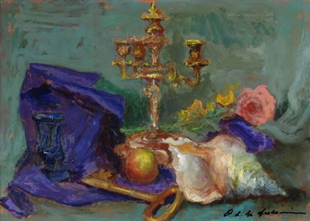 Sample artwork by Osman Lorenzo de Scolari (1908 - 1998), known for painting - View similar artists and auction records