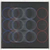 Résonance triple aux cercles rouges et bleus