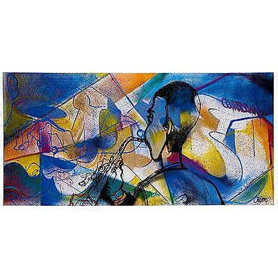 Sample artwork by Jay One (Born 1967), known for street art painting - View similar artists and auction records