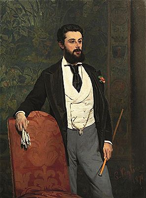 RITRATTO DI GENTILUOMO CON GUANTI BIANCHI by Eleuterio Pagliano - Auction record, sale price, and art valuation. Compare with similar artists and explore comparable artworks.