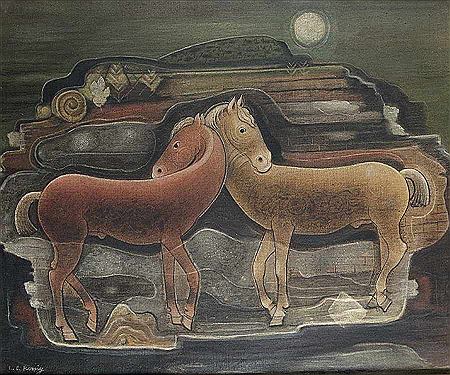 Two horses