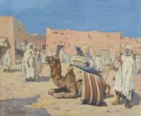 Place animée à Sidi Okbah.