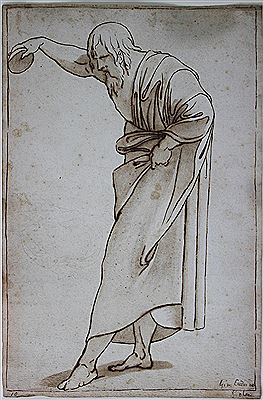 STANDING DRAPED FIGURE
