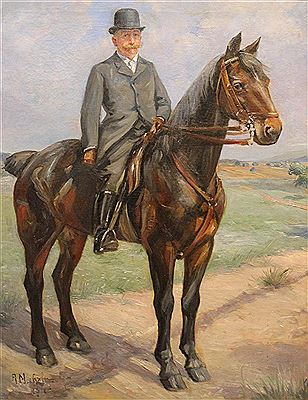 GENTLEMAN ON A HORSE, 1912