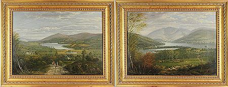 PAIR OF LANDSCAPES