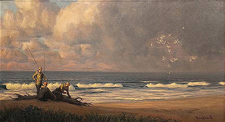 Fisherman by Walter E Brightwell Jr - Auction record, sale price, and art valuation. Compare with similar artists and explore comparable artworks.